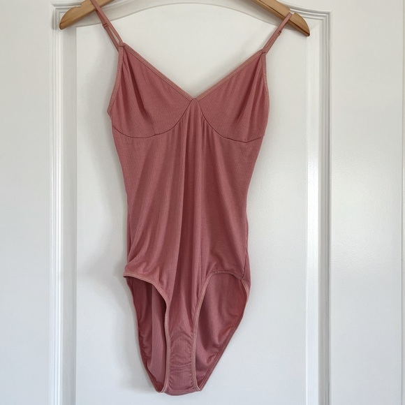 American Apparel Tops - American Apparel Sofia Bodysuit in Paulette Pink